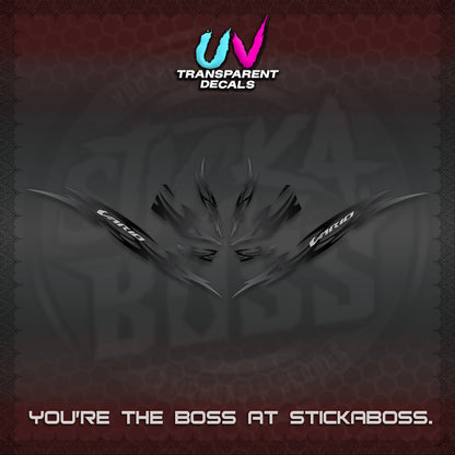 CLICK 125 V3 INDO VARIO UV TRANSPARENT DECALS (2026 NUSANTARA STRIPING) STICKER DECALS By STICKABOSS