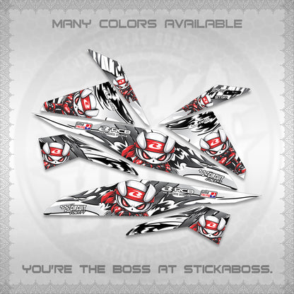 BEAT FI V1 FOR WHITE DECALS (2026 NEW RCB 2.0 DESIGN) STICKER KITS BY STICKABOSS