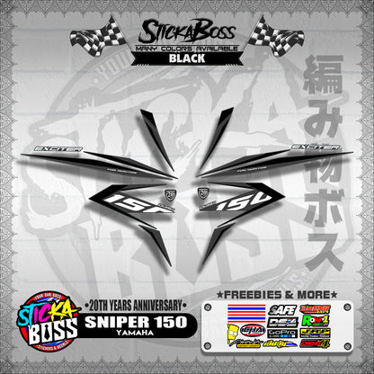SNIPER 150 DECALS ( 20TH YEARS ANNIVERSARY )【WITH FREEBIES】