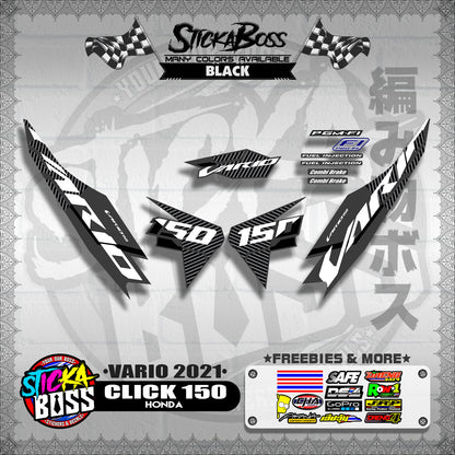 CLICK 150 V2 DECALS ( VARIO 2021 )【WITH FREEBIES】