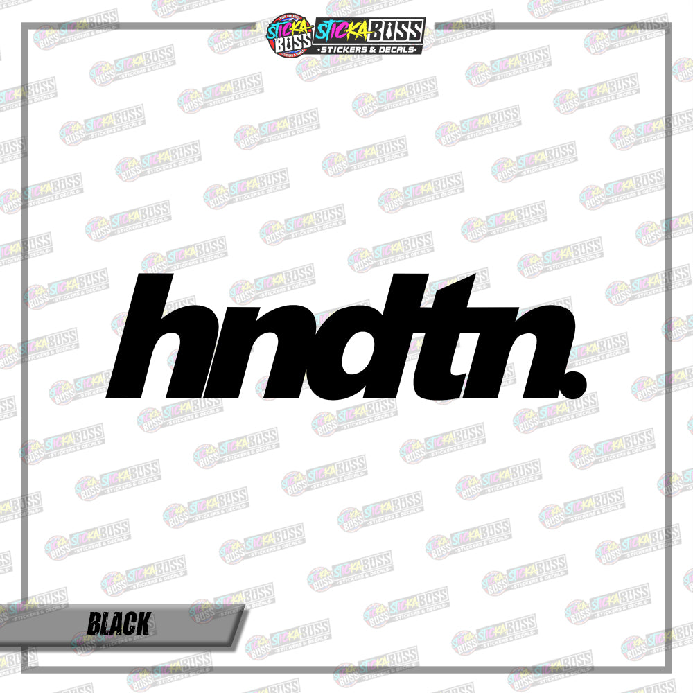 HNDTN. (VINYL CUT-OUT STICKER DECALS )【Stickaboss】