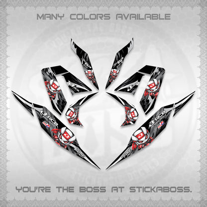 CLICK 125 V4 DECALS (2026 NEW RCB 2.0 DESIGN) STICKER KITS BY STICKABOSS