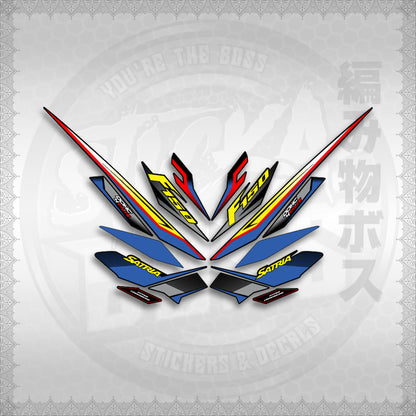 STICKER DECALS for RAIDER 150 FI THAI (RFISATH03DE) By STICKABOSS (SOFIE LAMINATED WATERPROOF)