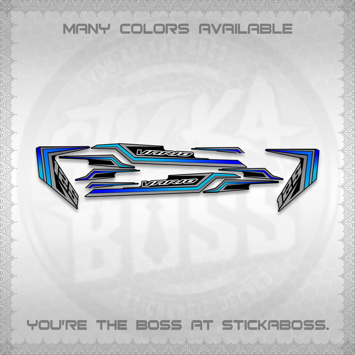 CLICK 125 V3 VARIO DECALS (2024 STRIPING MINIMALIST 002)STICKER DECALS By STICKABOSS (Copy)