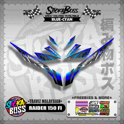 RAIDER 150 FI DECALS ( TRAVIZ MALAYSIAN )【WITH FREEBIES】