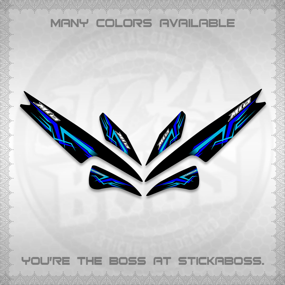 MIO SPORTY  SMILE INDO DECALS (A24 VARIASI)STICKER DECALS BY STICKABOSS (Copy)