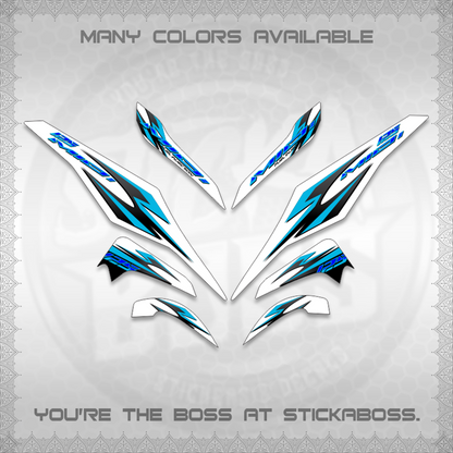 MIO I 125 M3 INDO-MALAY FOR WHITE (SHARP CODE AM3) STICKER DECALS By STICKABOSS (Copy)
