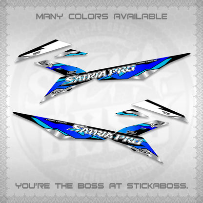 RAIDER PRO SATRIA DECALS (2026 NTN N19) STICKER DECALS BY STICKABOSS (Copy)