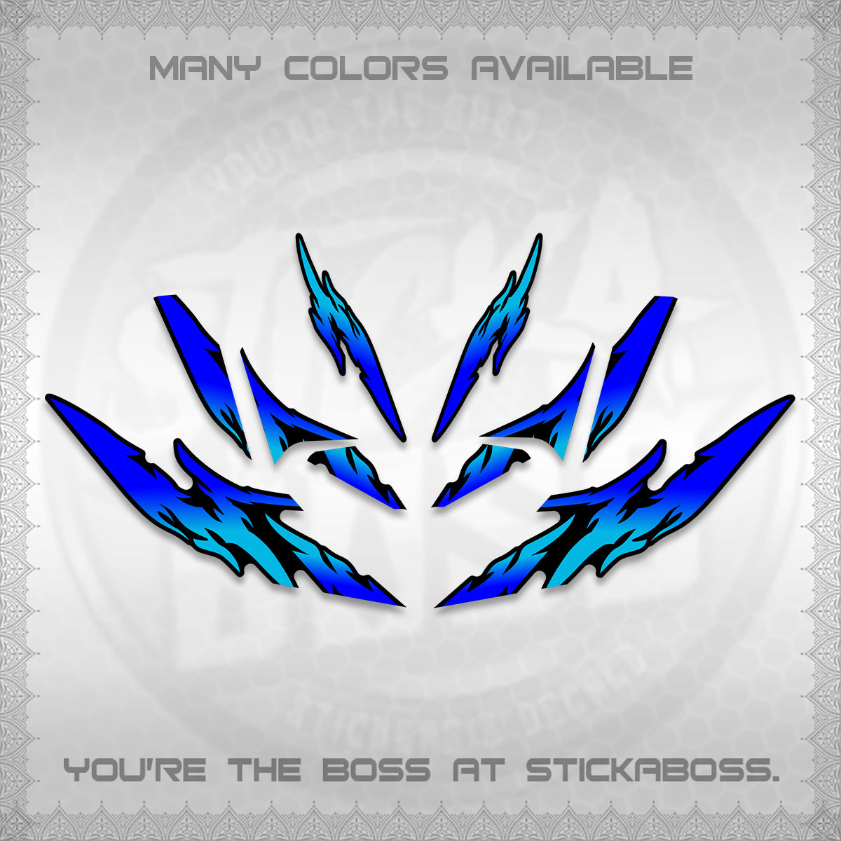 CLICK 125 V4 VARIO DECALS (2026 TAMIYA-STYLE RACING DESIGN) STICKER KITS By STICKABOSS