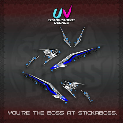 CLICK V2 UV TRANSPARENT VARIO DECALS (MOTIF POLET SAKURA DESIGN)STICKER DECALS By STICKABOSS