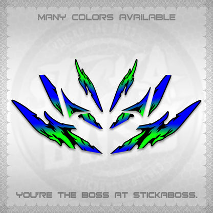 CLICK 125 V4 VARIO DECALS (2026 TAMIYA-STYLE RACING DESIGN) STICKER KITS By STICKABOSS