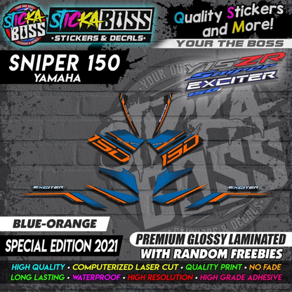 SNIPER 150 Stock Decals ( Special Edition 2021 ) [ MALAYSIAN CONCEPT / EXCITER 150 / Y15ZR ]