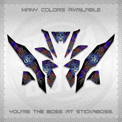 CLICK V3 DECALS (SoloLevelingSmiley Design) STICKER DECALS By STICKABOSS
