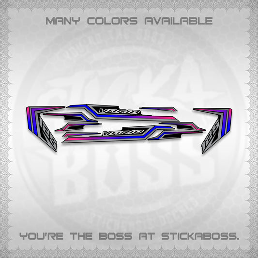 CLICK 125 V3 VARIO DECALS (2024 STRIPING MINIMALIST 002)STICKER DECALS By STICKABOSS (Copy)