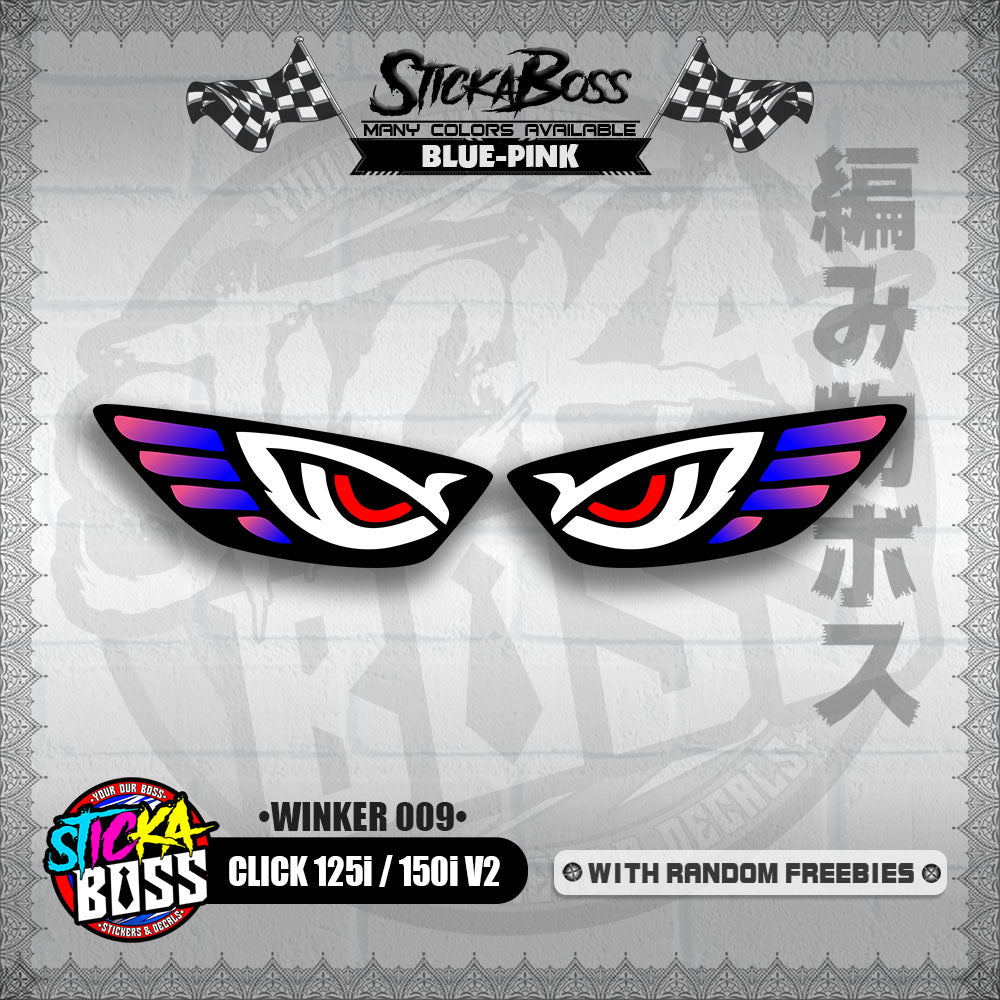 CLICK 125i / 150i V2 (WINKER 009) TRANSPARENT【WITH FREEBIES】