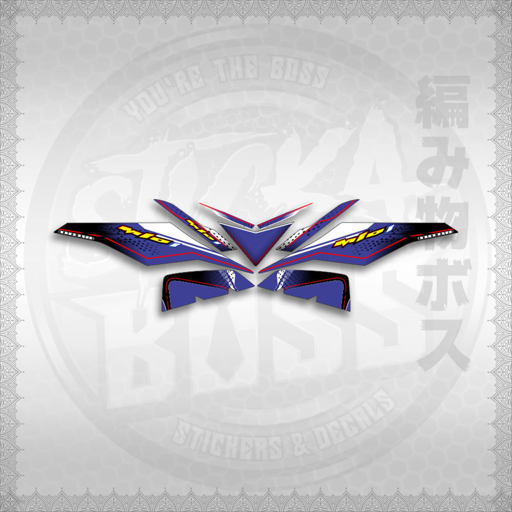 STICKER DECALS for MIO I 125 (MIIMXSODO) By STICKABOSS (SOFIE LAMINATED WATERPROOF)