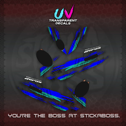 AEROX V2 DECAL(STUFF TOY 2 TONE)STICKER DECALS By STICKABOSS