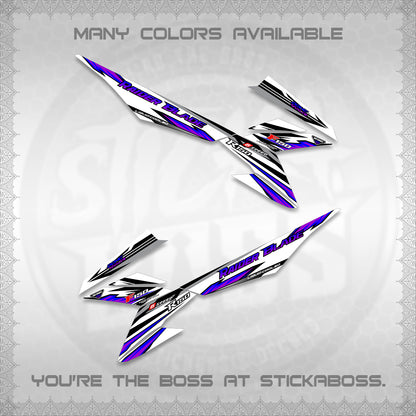 RAIDER BLADE 150 FOR WHITE DECAL(2026 NEW SHARP)STICKER DECALS By STICKABOSS