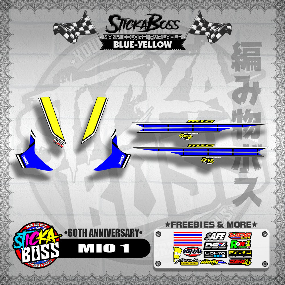 MIO 1 DECALS ( 60TH ANNIVERSARY )【WITH FREEBIES】