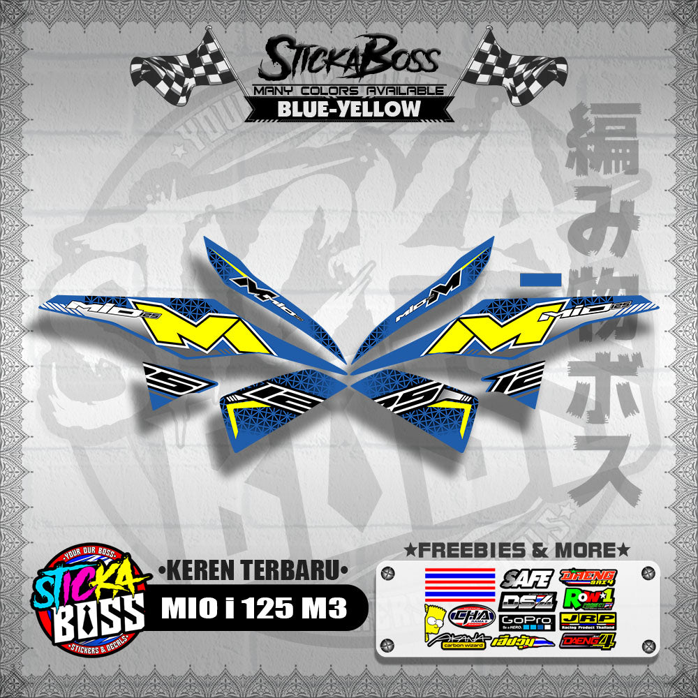 MIO i 125 M3 DECALS ( KEREN TERBARU )【WITH FREEBIES】