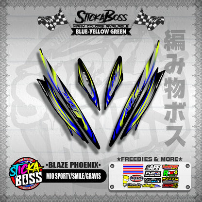 MIO SPORTY / SMILE / GRAVIS DECALS ( BLAZE PHOENIX )【WITH FREEBIES】