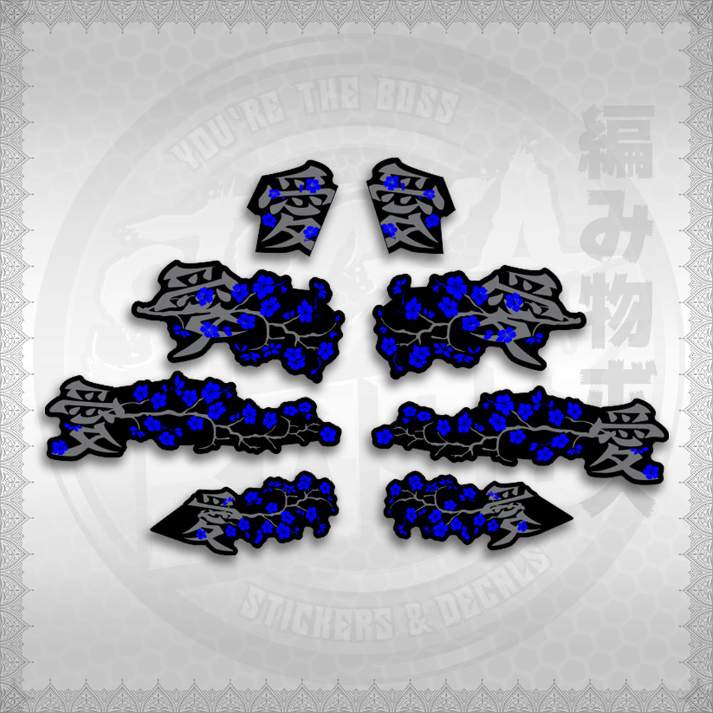 STICKER DECALS for NMAX V3 TURBO INDO (NV3SAXFL) By STICKABOSS (SOFIE LAMINATED WATERPROOF)