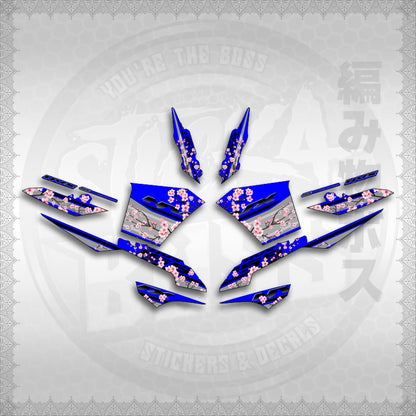 STICKER DECALS for AEROX V3 ALPHA TURBO INDO-MALAYSIAN (AV3SAIN) By STICKABOSS (SOFIE LAMINATED WATERPROOF)