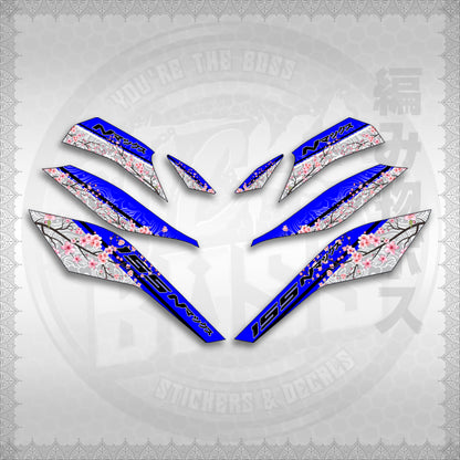 STICKER DECALS for NMAX V3 TURBO INDO (NV3SAIN) By STICKABOSS (SOFIE LAMINATED WATERPROOF)