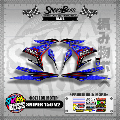 SNIPER 150 V2 DECALS ( KOZI ECU MOTIF )【WITH FREEBIES】