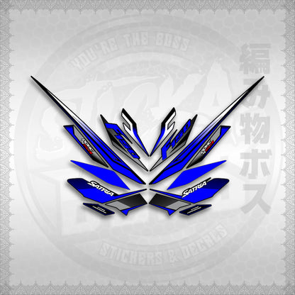 STICKER DECALS for RAIDER 150 FI THAI (RFISATH03DE) By STICKABOSS (SOFIE LAMINATED WATERPROOF)