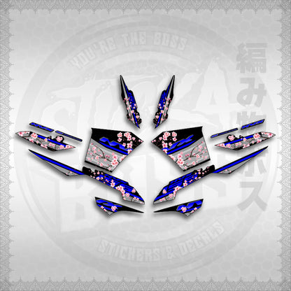 STICKER DECALS for AEROX V3 ALPHA TURBO INDO-MALAYSIAN (AV3SAIN) By STICKABOSS (SOFIE LAMINATED WATERPROOF)