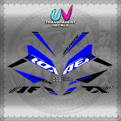 【PREMIUM UV PRINT】TRANSPARENT AEROX V3 ALPHA TURBO INDO (AV3SODE25)【WITH FREEBIES】