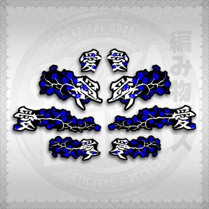 STICKER DECALS for NMAX V1 INDO (NV1SAXFL) By STICKABOSS (SOFIE LAMINATED WATERPROOF)