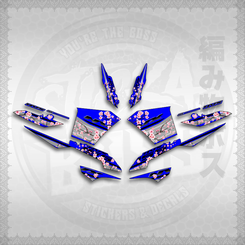 STICKER DECALS for AEROX V3 ALPHA TURBO INDO-MALAYSIAN (AV3SAIN) By STICKABOSS (SOFIE LAMINATED WATERPROOF)