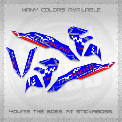 CLICK V3 DECALS (2026 TRC RACING DESIGN)STICKER DECALS By STICKABOSS