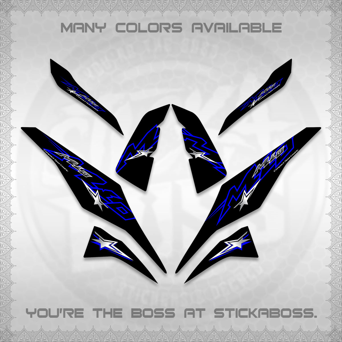 MIO M3 INDO-MALAY DECALS (2026 STAR A04) STICKER DECALS BY STICKABOSS