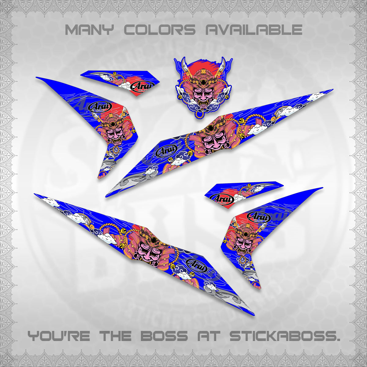 BEAT FI V2 INDO DECALS (2026 NEW SAMURAI MOTIF) STICKER KITS BY STICKABOSS