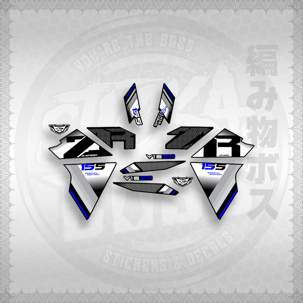 STICKER DECALS for SNIPER 155 (S155Y1SIPH) By STICKABOSS (SOFIE LAMINATED WATERPROOF)