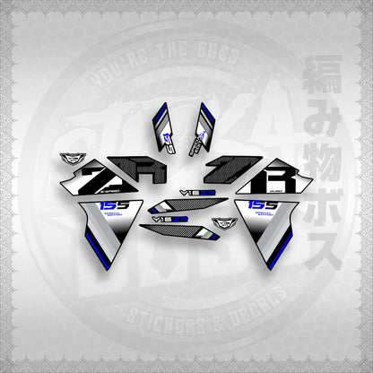 STICKER DECALS for SNIPER 155 (S155Y1SIPH) By STICKABOSS (SOFIE LAMINATED WATERPROOF)