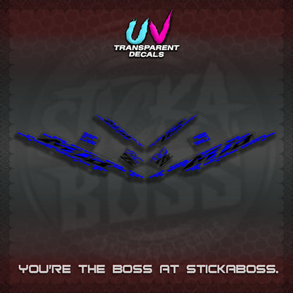 MIO SPORTY/SMILE UV TRANSPARENT DECALS (STRIPING 2024 DESIGN)STICKER DECALS By STICKABOSS