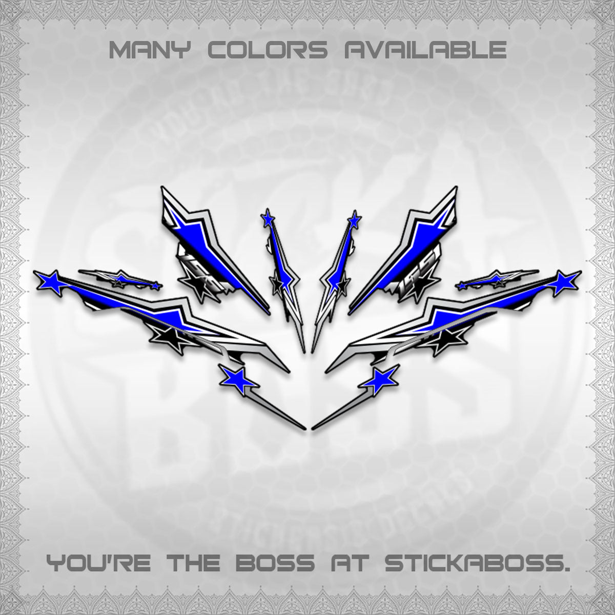 AEROX 155 V3 INDO DECALS (ALPHA TURBO 0004)STICKER DECALS By STICKABOSS