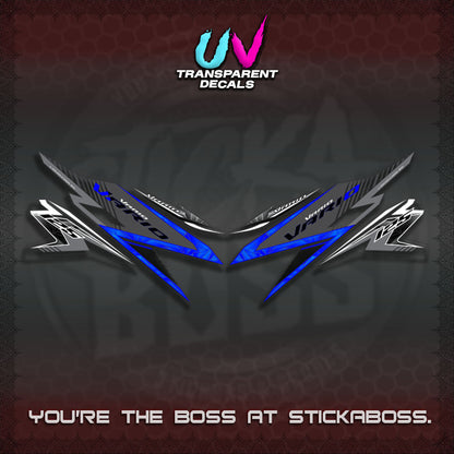 CLICK 125 V2  UV TRANSPARENT VARIO DECALS (2 TONE VIETNAM MOTIF 2026)STICKER DECALS By STICKABOSS