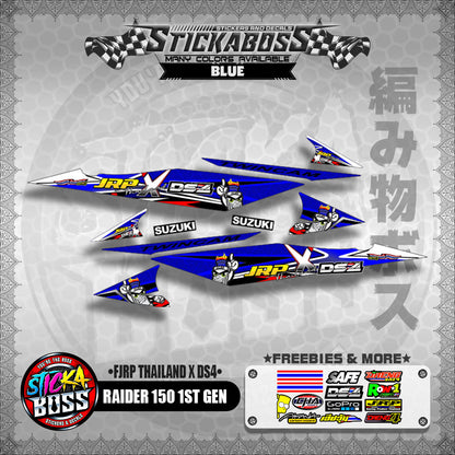 RAIDER 150 1ST GEN DECALS ( JRP THAILAND X DS4 )【WITH FREEBIES】