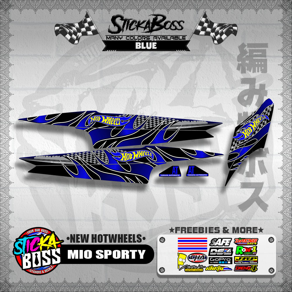 MIO SPORTY DECALS ( NEW HOTWHEELS )【WITH FREEBIES】