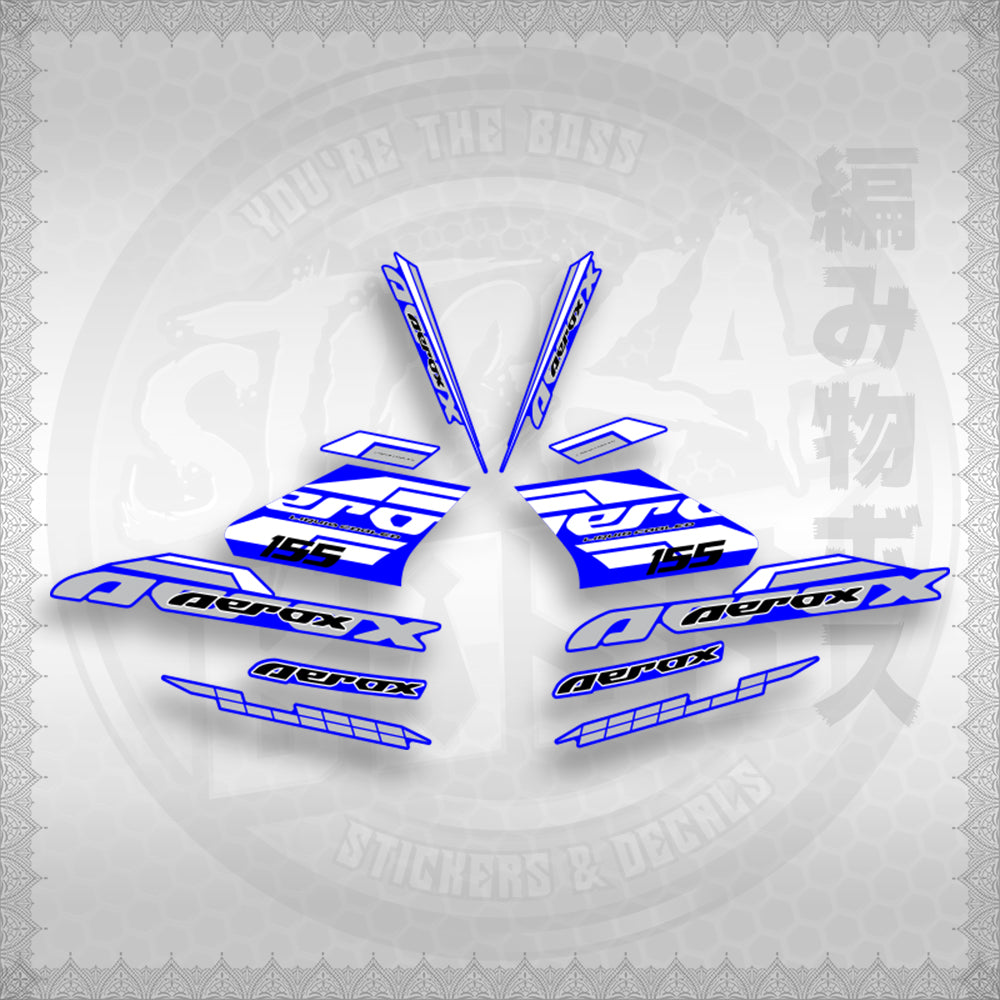 AEROX 155 V1 THAI CONCEPT ( NITRO EDGE ) STICKER DECALS By STICKABOSS