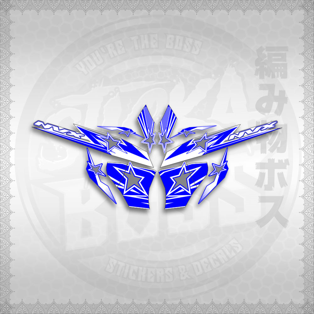 STICKER DECALS for AEROX 155 V2 FOR WHITE (AV220STAP) By STICKABOSS (SOFIE LAMINATED WATERPROOF)