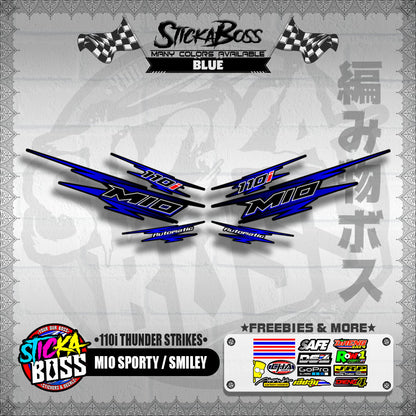 MIO SPORTY / SMILEY DECALS ( 110i THUNDER STRIKES )【WITH FREEBIES】