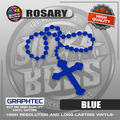 ROSARY | VINYL WATERPROOF CUT-OUT STICKER DECALS【Stickaboss】