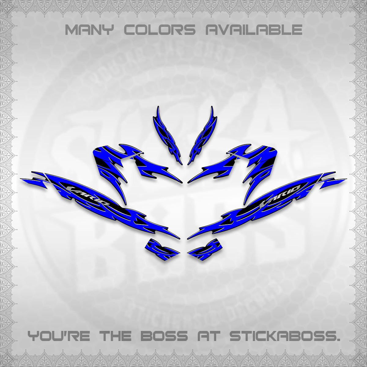 CLICK 125 V4 INDO VARIO DECALS (2026 NUSANTARA STRIPING) STICKER DECALS By STICKABOSS