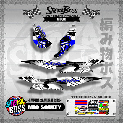MIO SOULTY DECALS ( EMPIRE SAMURAI GIRL )【WITH FREEBIES】